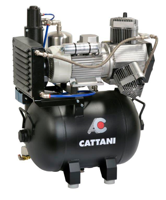 Cattani для cad/cam систем 165 л/мин при 8 атмосфер, ресивер 45 л.