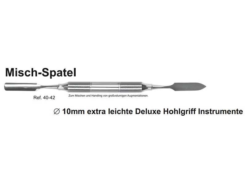 Шпатель для замешивания костного материала (ручка Deluxe ø 10 mm) арт 40-42