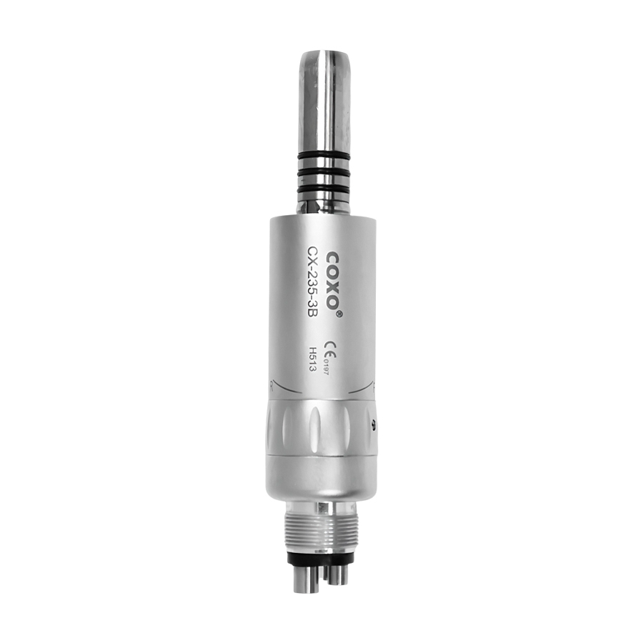 Микромотор воздушный Coxo CX235-3B, без света, с внутренним охлаждением, с четырехканальным соединением Midwest