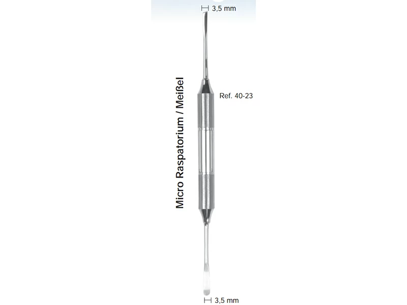 Распатор - микро двусторонний 3,5-3,5 мм арт 40-23