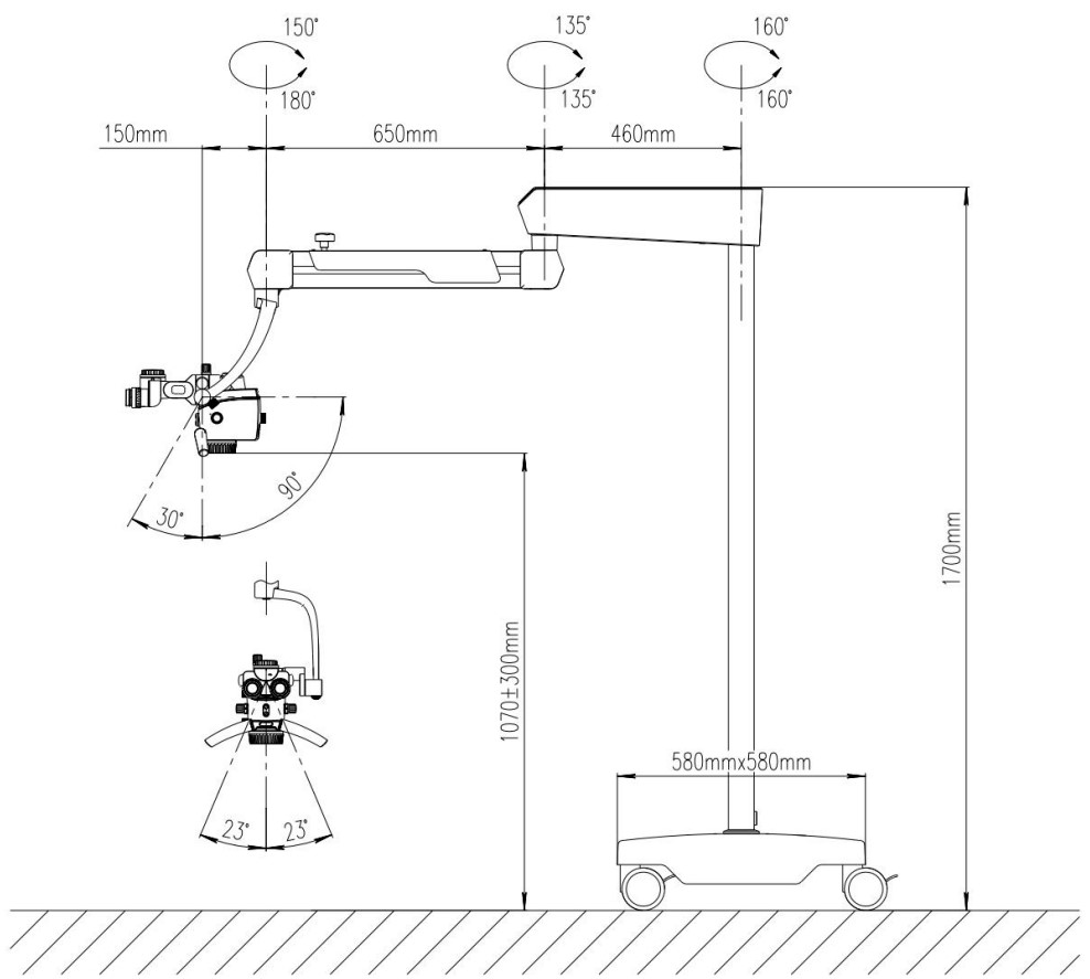Размеры ALLTION AM-2000 PLUS